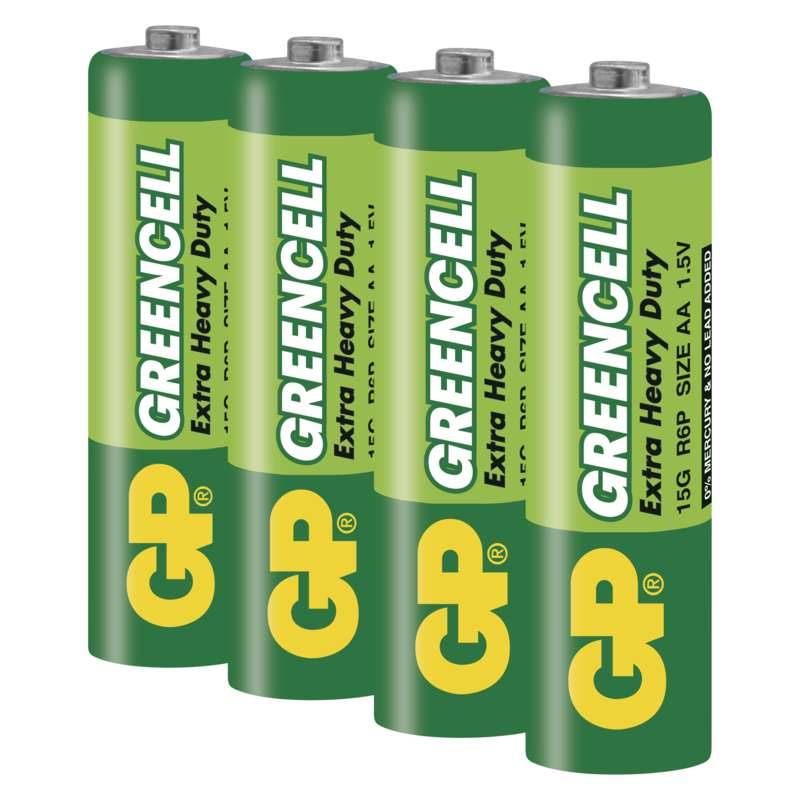 Baterie GP Greencell R6 typ AA 4 ks - Obrázek 2