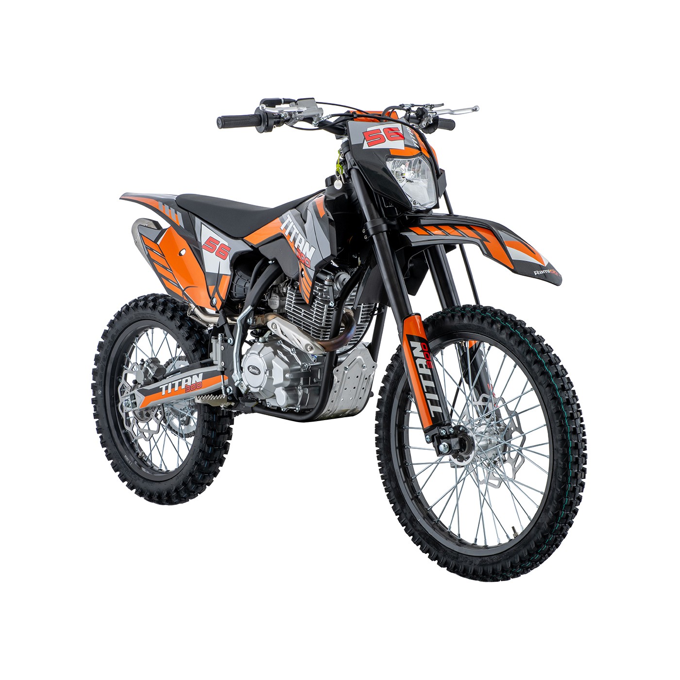 Benzínová motorka RamiGO TITAN 300CC oranžová - Obrázek 2