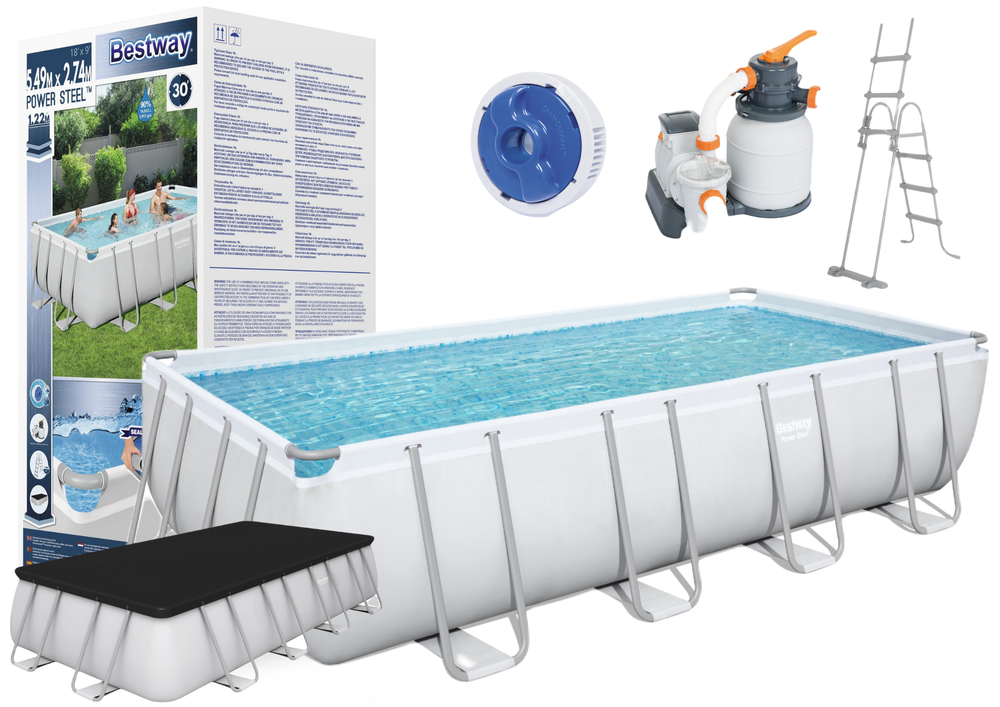 Bestway Bazén Bestway Power Steel Frame 549 x 274 x 122 cm