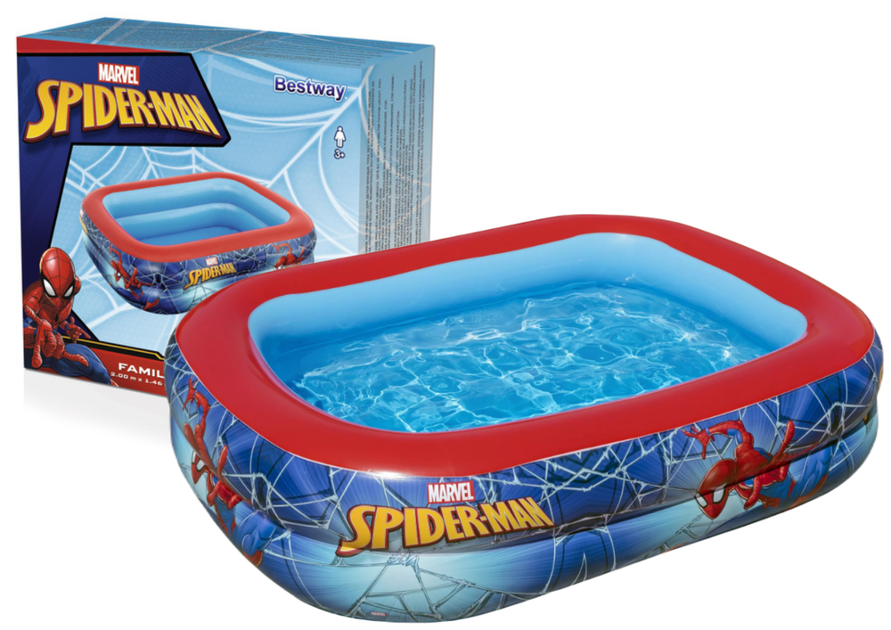 Bestway Dětský bazén Bestway Marvel Spider-Man 200x146x48cm