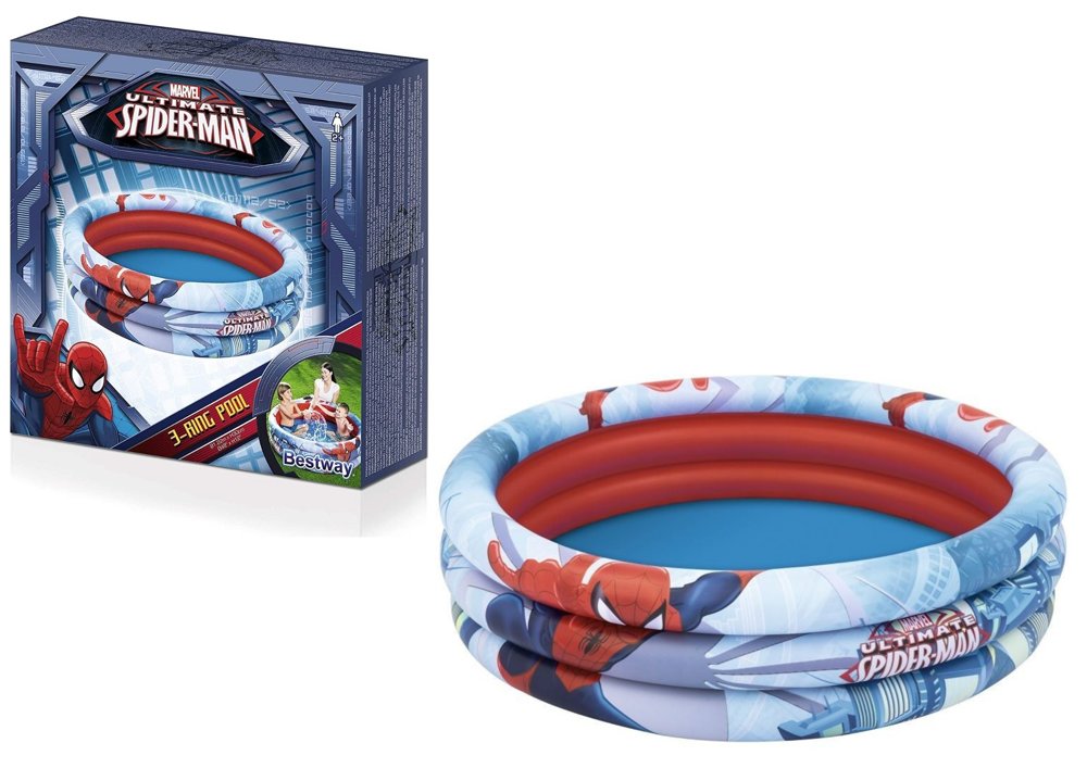 Bestway Dětský nafukovací bazén Bestway Spider-Man 122x30cm