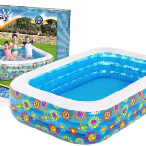 Bestway Nafukovací bazén Bestway 229x152x56cm květiny