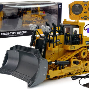 Buldozer s dálkovým ovládáním a pohyblivou lžící 2.4G