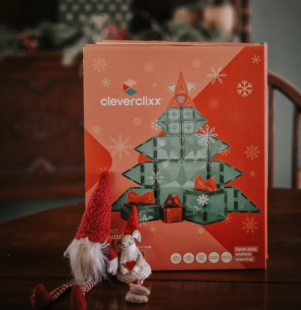 Cleverclixx magnetická stavebnice Adventní kalendář