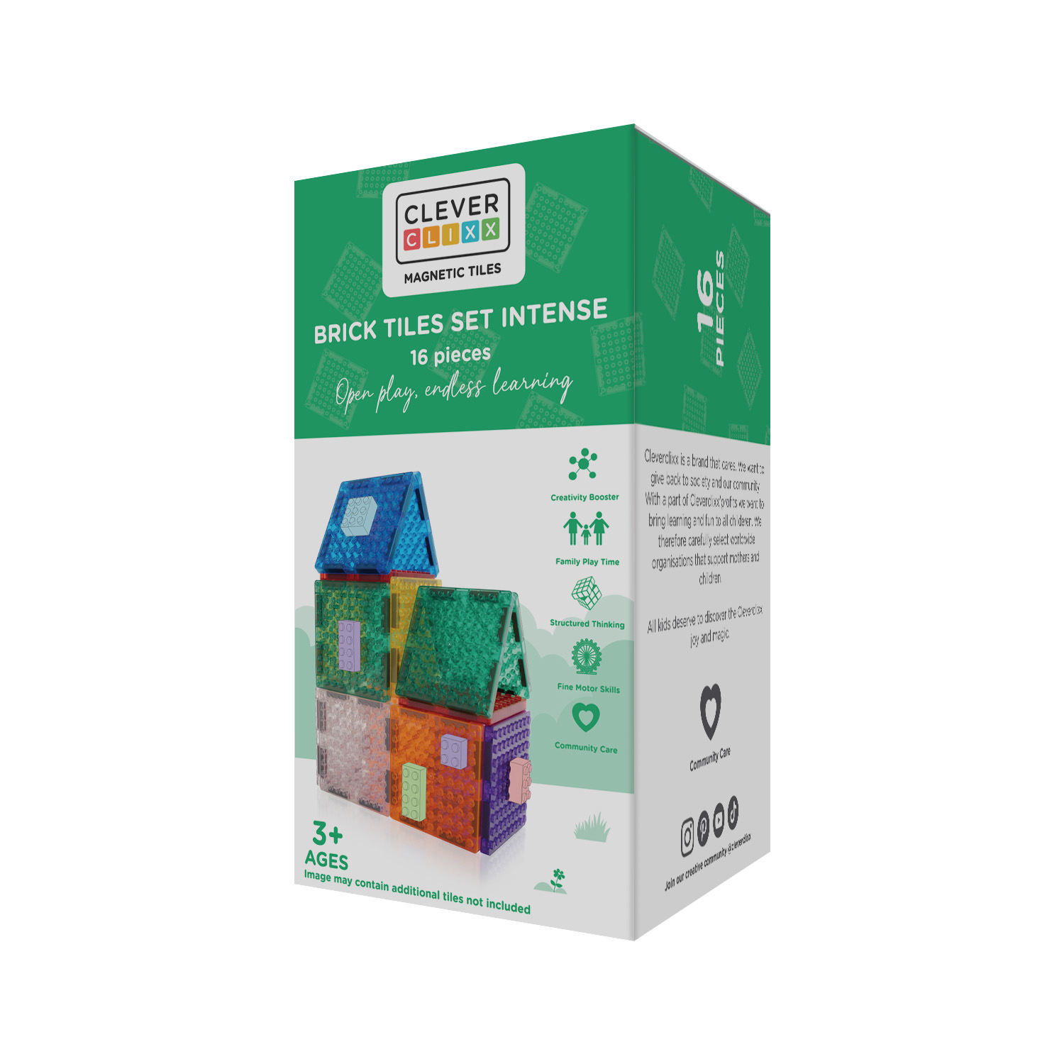 Cleverclixx stavebnice LEGO sada – Intense 16 ks