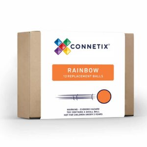 Connetix Connetix Tiles - 12 Duhových Kuliček Pro Kuličkovou Dráhu