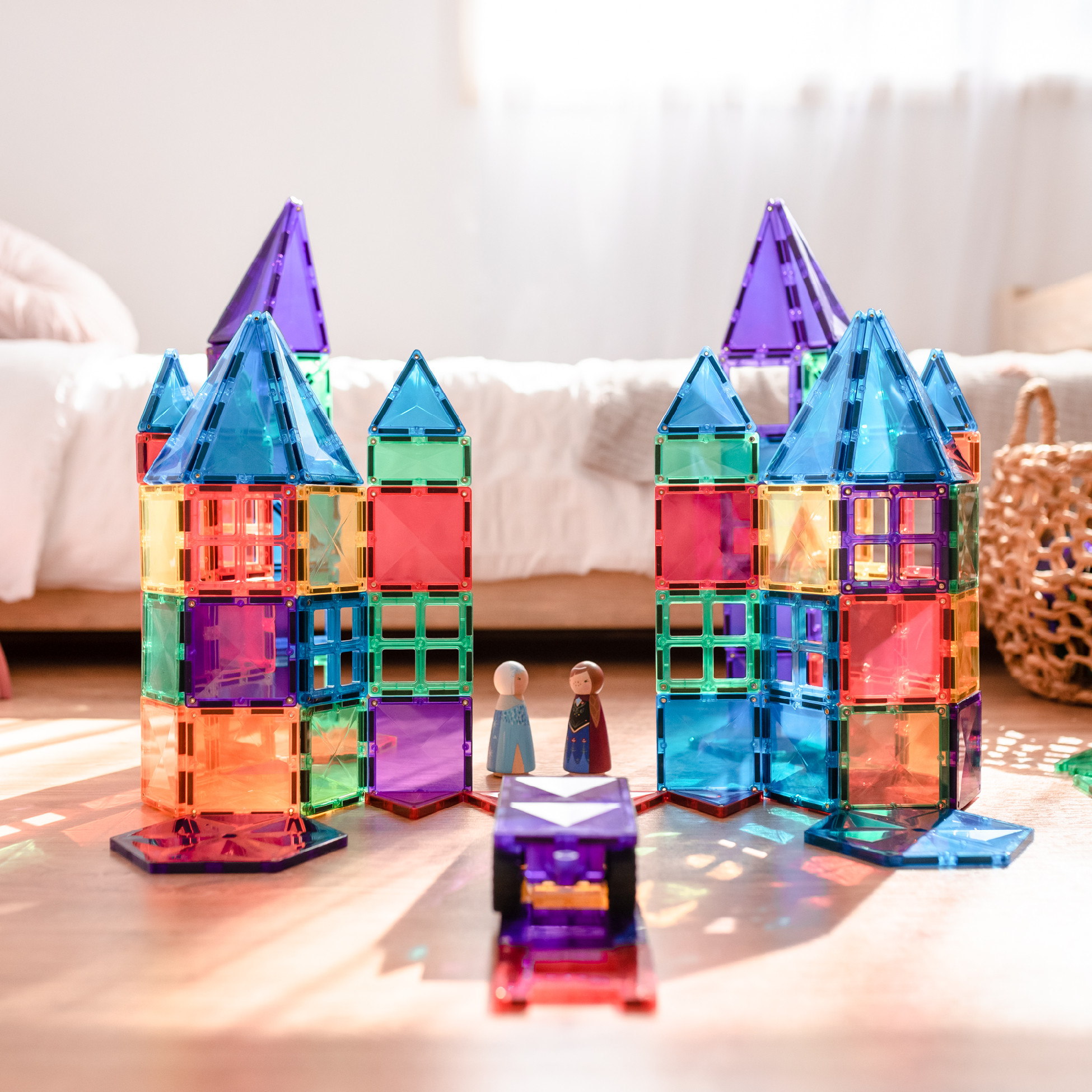 Connetix Connetix Tiles - Magnetická Stavebnice Duhová XXL 212 ks - Obrázek 2