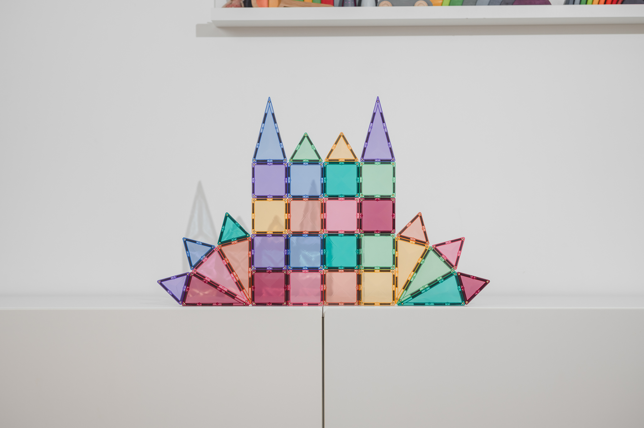 Connetix Connetix Tiles - Magnetická Stavebnice Pastelová Mini 32 ks - Obrázek 2