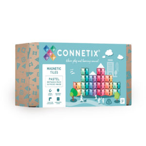 Connetix Connetix Tiles - Magnetická Stavebnice Pastelové Obdélníky 24 ks
