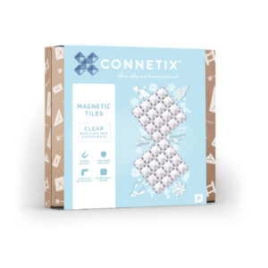 Connetix Connetix Tiles - Magnetická Stavebnice Průhledná Základny 2 ks