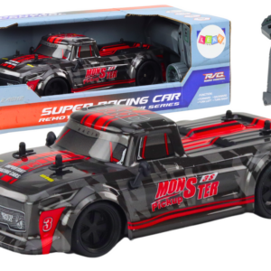 Dálkově ovládané auto Pick-Up RC 1:18 gumové pneumatiky červené
