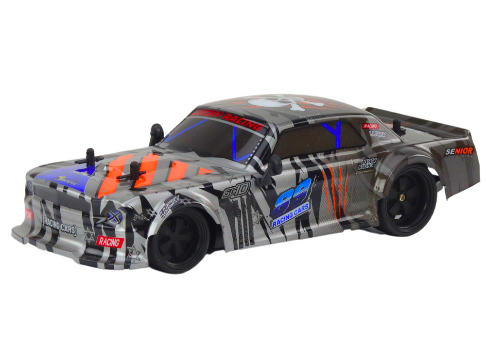 Dálkově ovládané sportovní RC auto 1:18 šedé - Obrázek 2