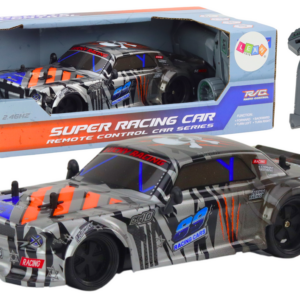 Dálkově ovládané sportovní RC auto 1:18 šedé