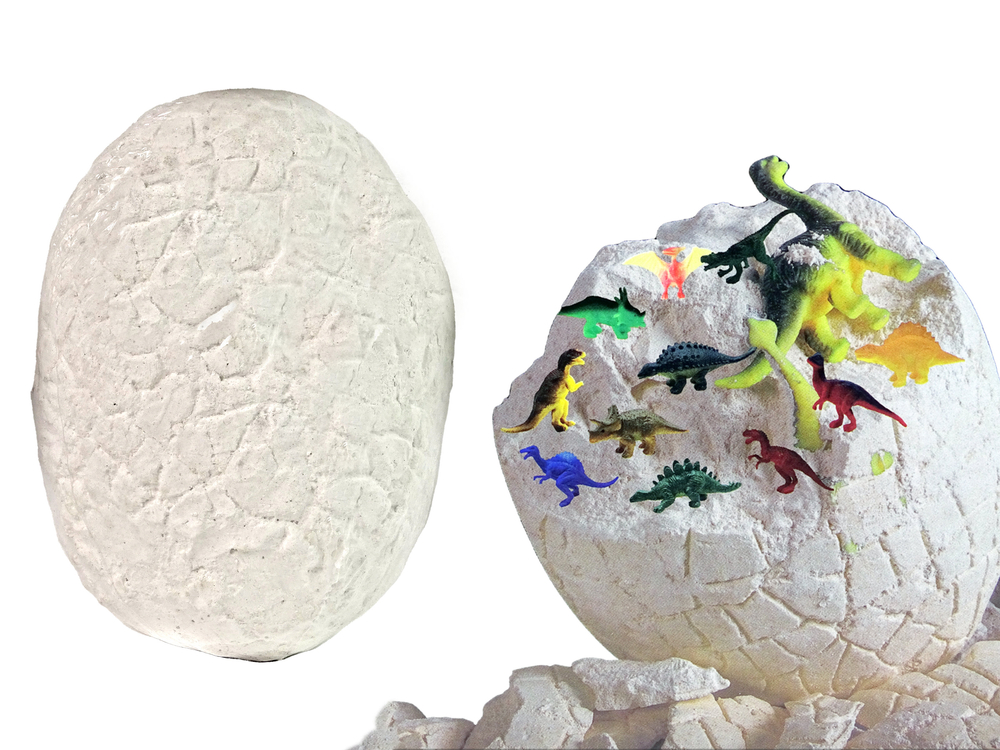 Dětská archeologická sada pro vykopávky Vejce s figurkami dinosaurů - Obrázek 2