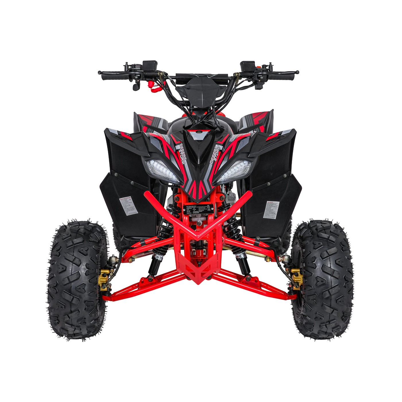 Dětská benzínová čtyřkolka RamiGO DESERT STORM LIFT 125CC červená - Obrázek 2
