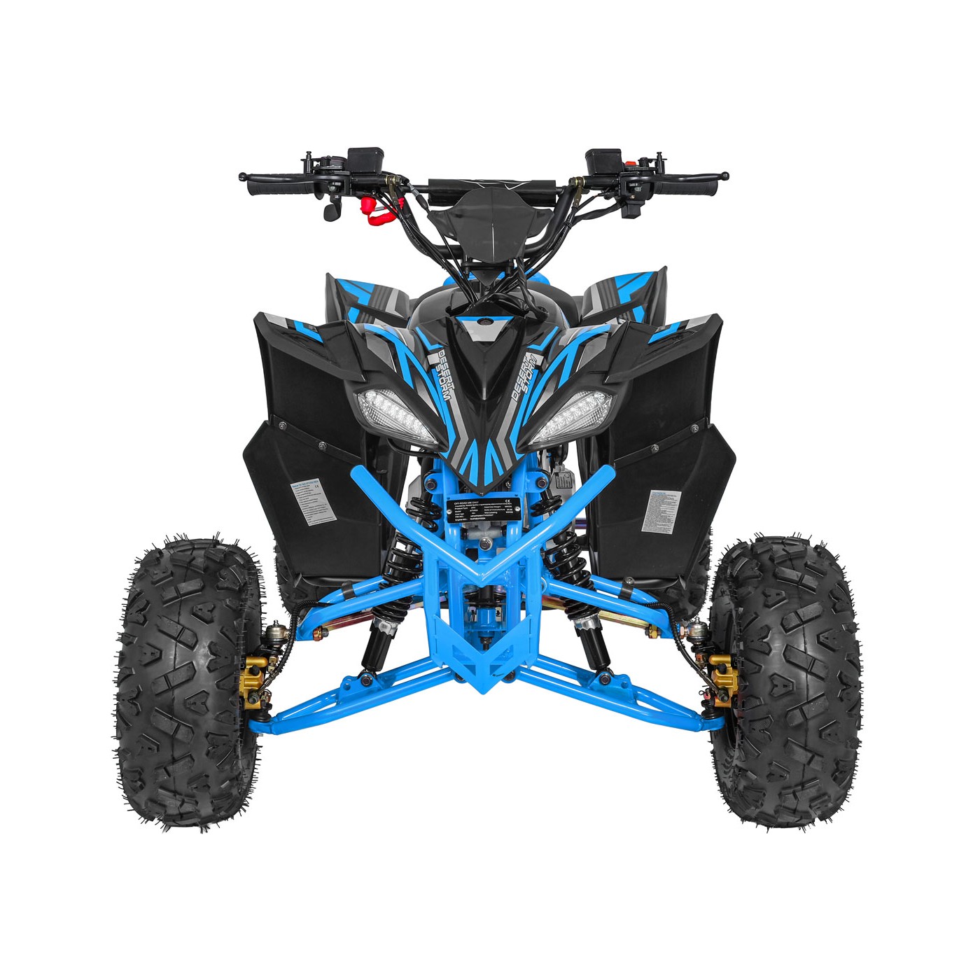 Dětská benzínová čtyřkolka RamiGO DESERT STORM LIFT 125CC modrá - Obrázek 2