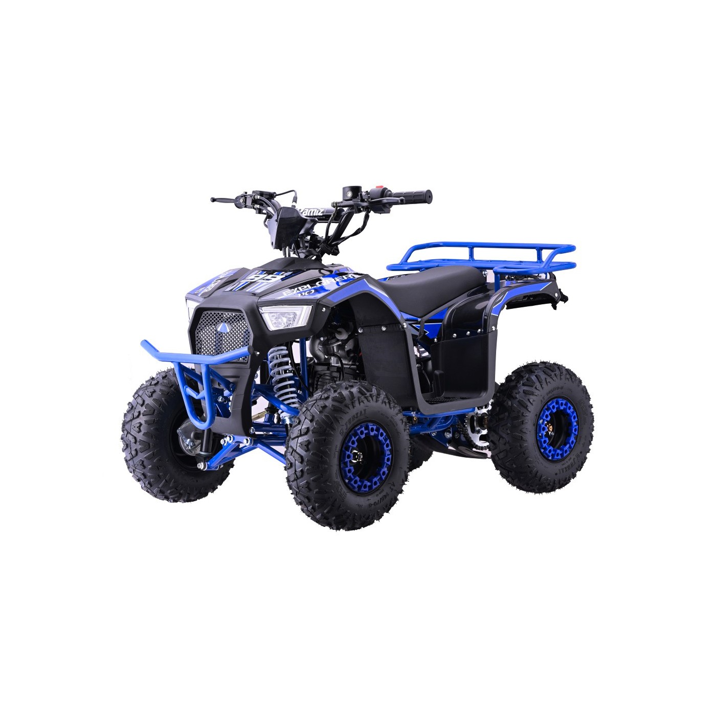 Dětská benzínová čtyřkolka RamiGO EXPLORER 110CC modrá