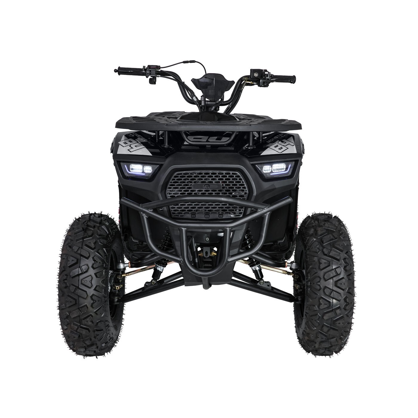 Dětská benzínová čtyřkolka RamiGO MONSTER 200CC černo-bílá - Obrázek 2