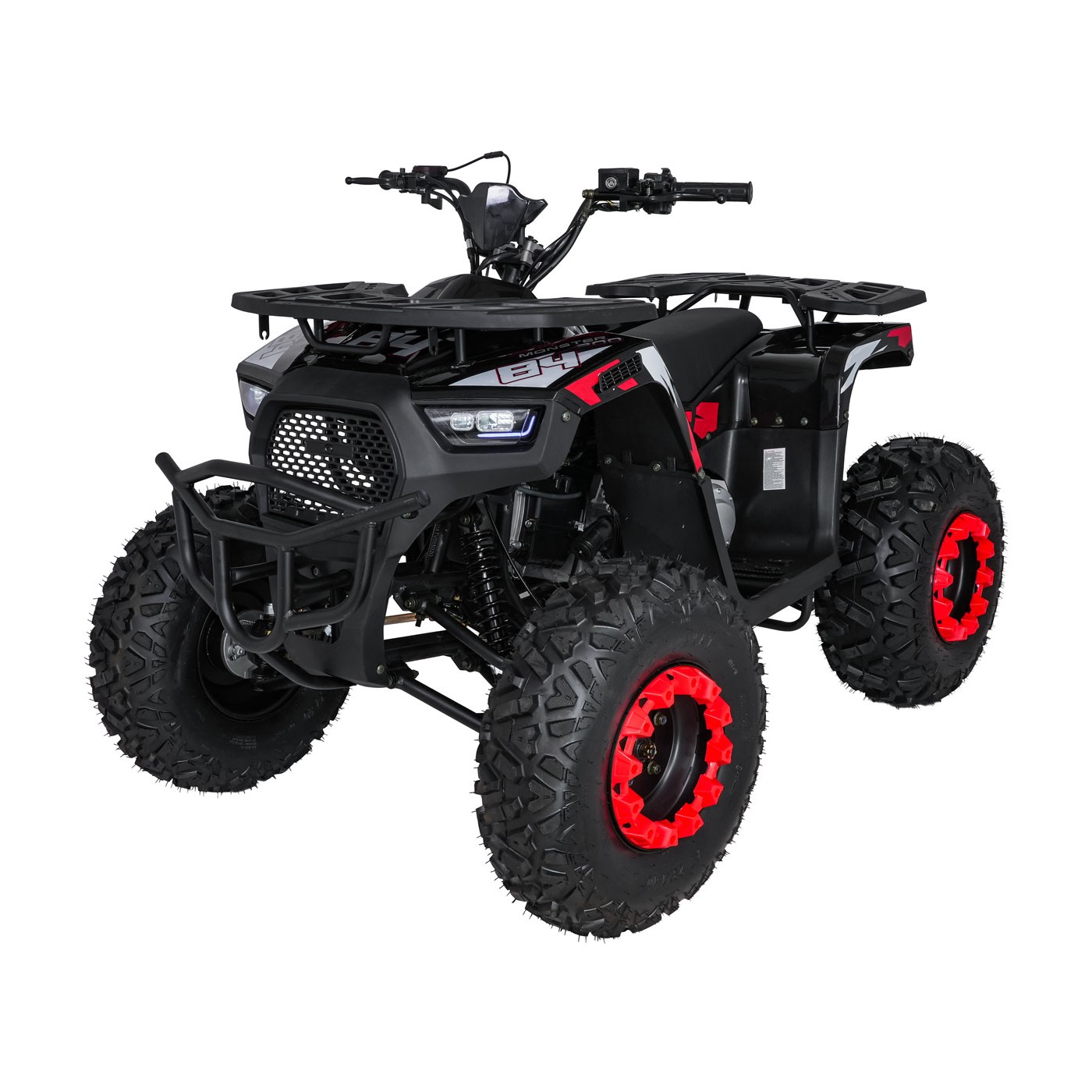Dětská benzínová čtyřkolka RamiGO MONSTER 200CC černo-červená