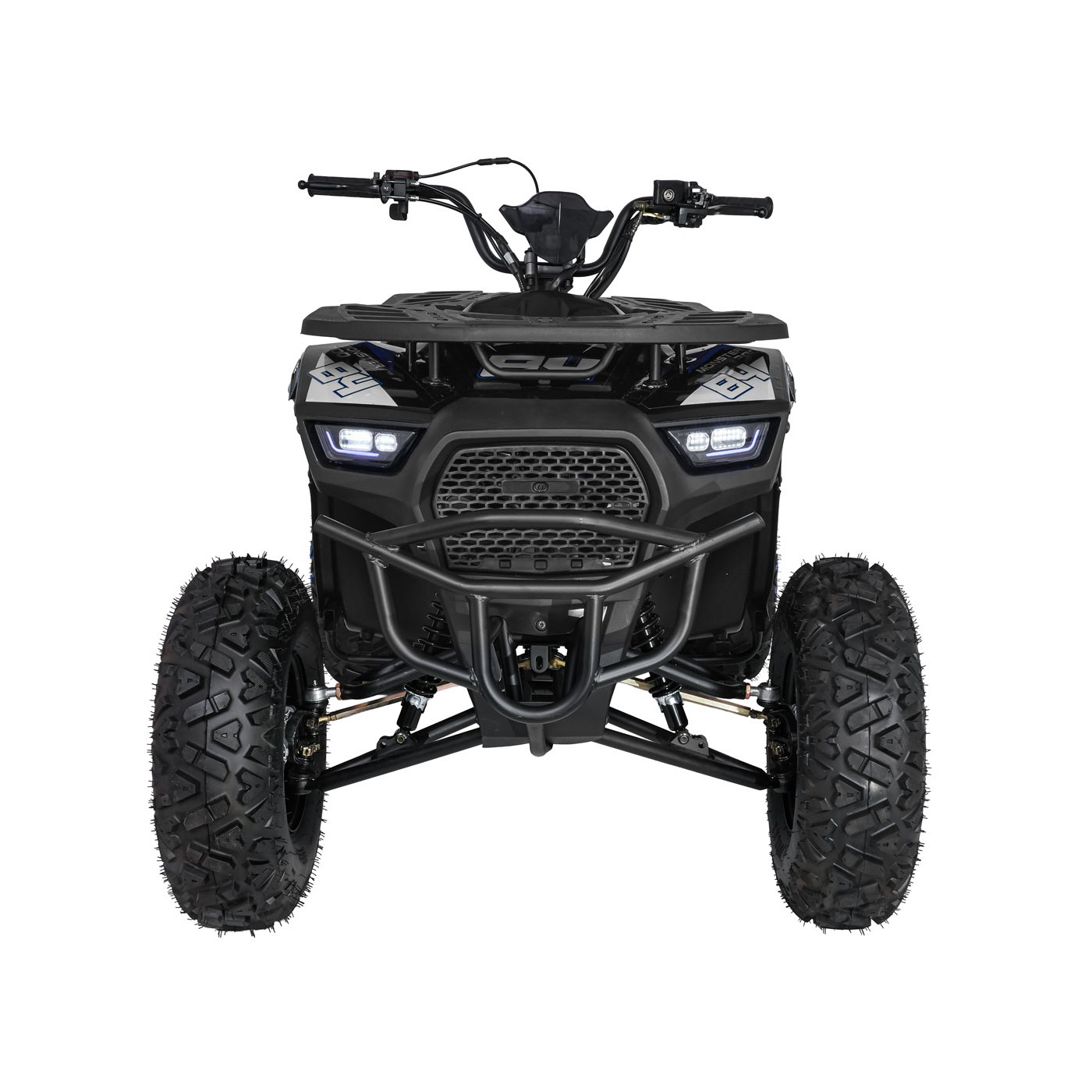Dětská benzínová čtyřkolka RamiGO MONSTER 200CC černo-modrá - Obrázek 2