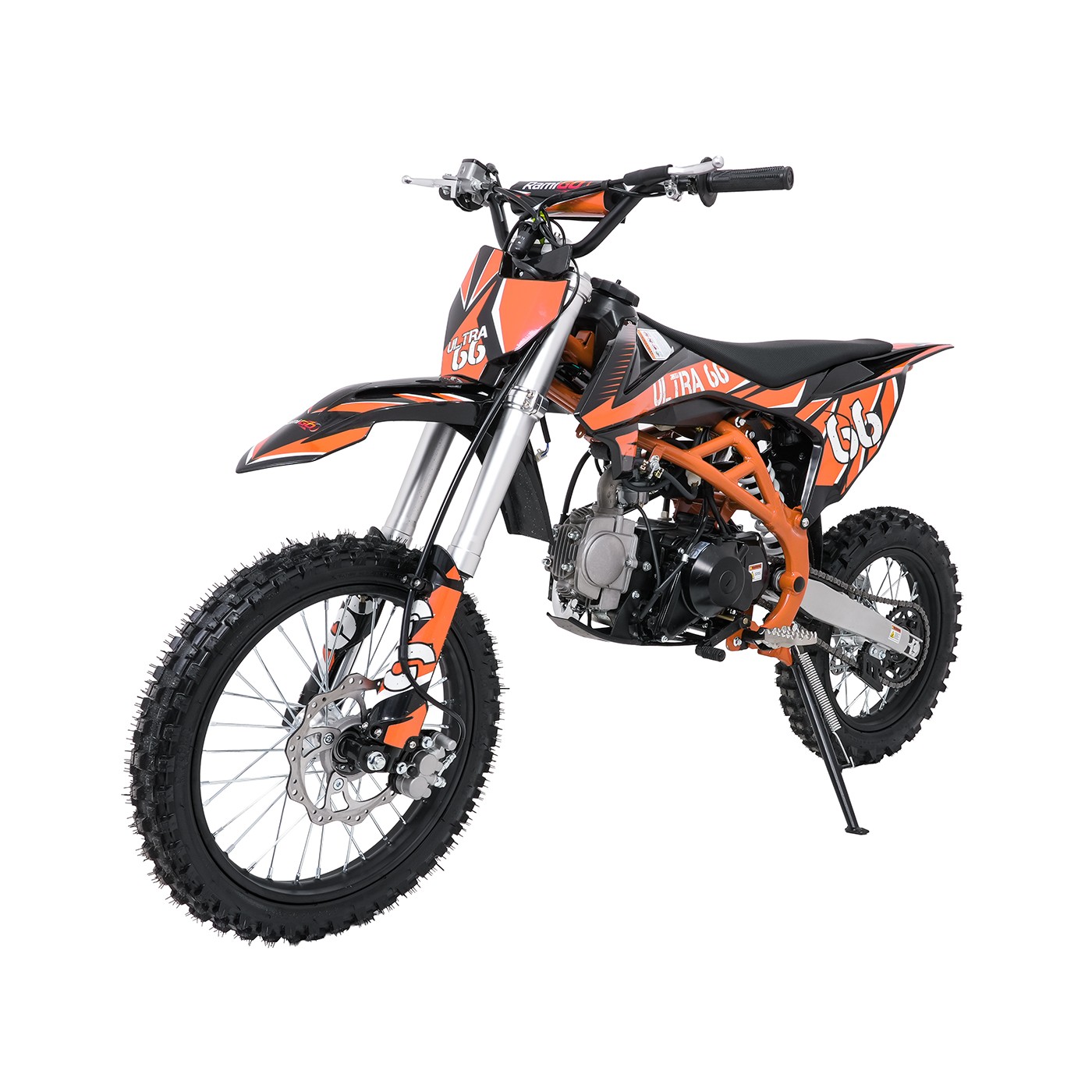 Dětská benzínová motorka RamiGO ULTRA 66 125CC oranžová - Obrázek 2