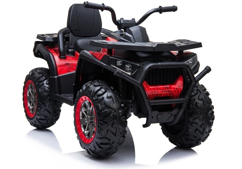 Dětská elektrická čtyřkolka 4x4 Spyder lakovaná červená - Obrázek 2
