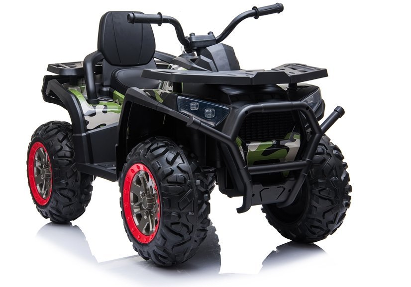 Dětská elektrická čtyřkolka 4x4 Spyder lakovaná maskáčová - Obrázek 2