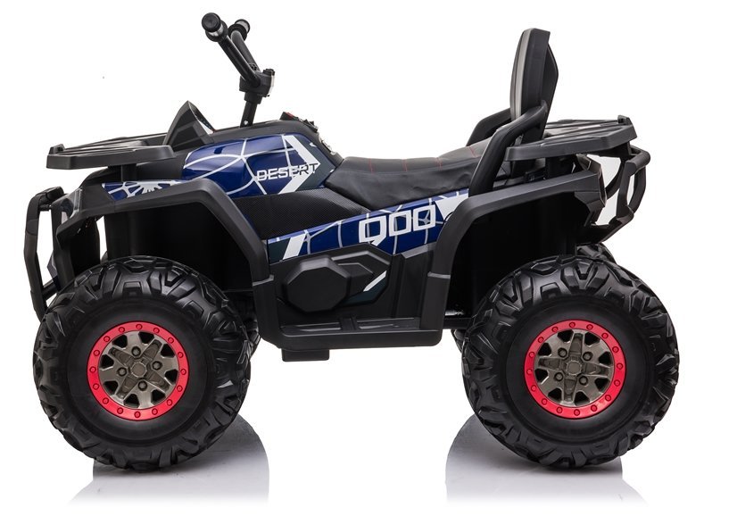 Dětská elektrická čtyřkolka 4x4 Spyder lakovaná modrá - Obrázek 2