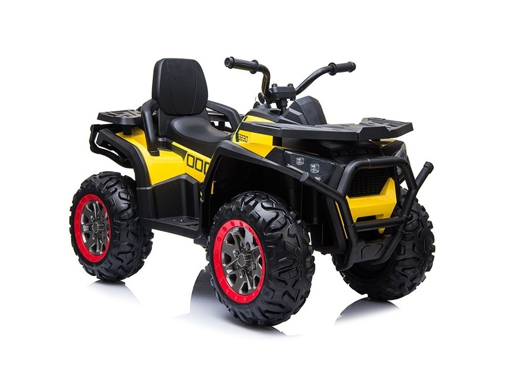Dětská elektrická čtyřkolka 4x4 žlutá - Obrázek 2