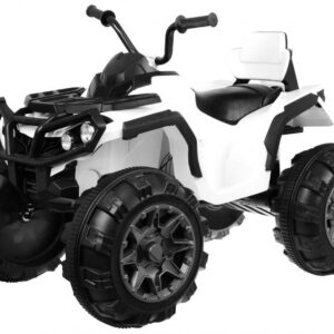 Dětská elektrická čtyřkolka ATV bílá