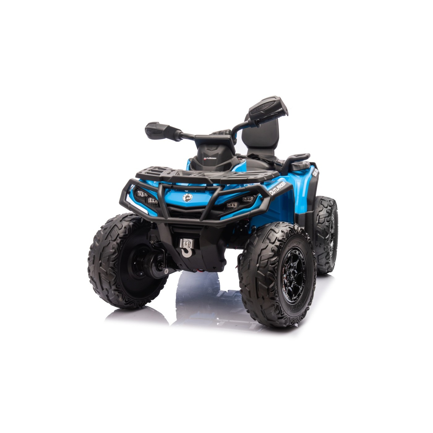 Dětská elektrická čtyřkolka Can-Am Outlander ATV 4x200W modrá - Obrázek 2