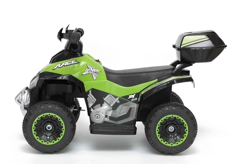 Dětská elektrická čtyřkolka Race zelená - Obrázek 2