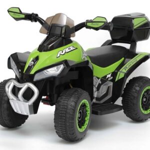 Dětská elektrická čtyřkolka Race zelená