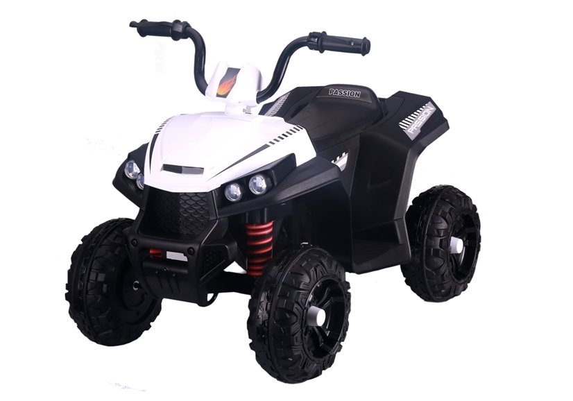 Dětská elektrická čtyřkolka S601 bílá