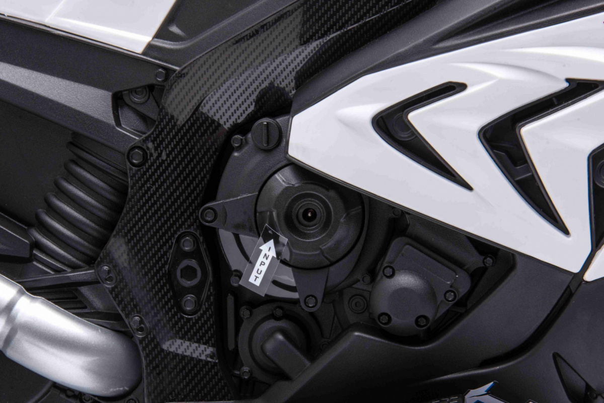 Dětská elektrická motorka BMW HP4 bílá - Obrázek 2