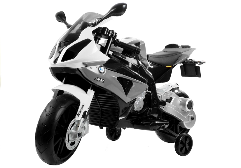 Dětská elektrická motorka BMW S1000RR Maxi stříbrná