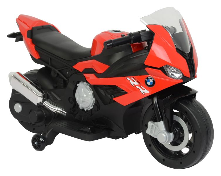 Dětská elektrická motorka BMW S1000RR černo-červená - Obrázek 2