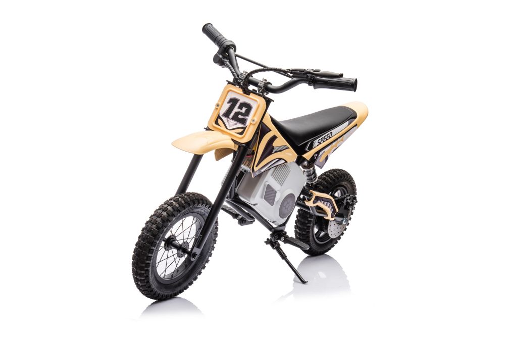 Dětská elektrická motorka Cross 350W 36V béžová