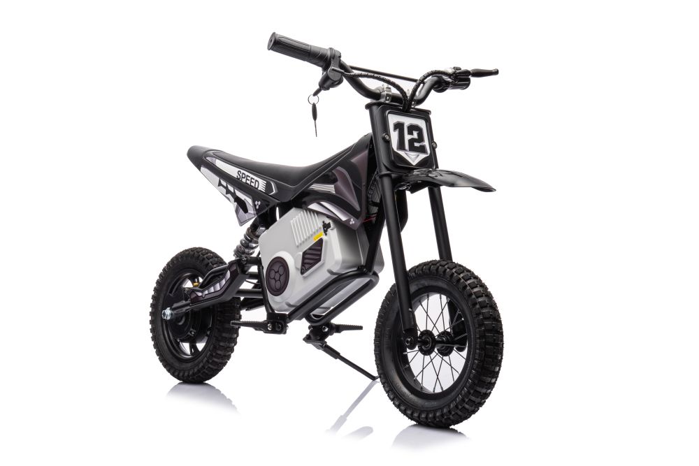 Dětská elektrická motorka Cross 350W 36V černá - Obrázek 2