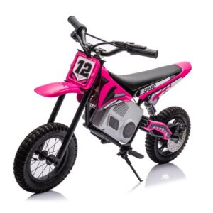 Dětská elektrická motorka Cross 350W 36V růžová