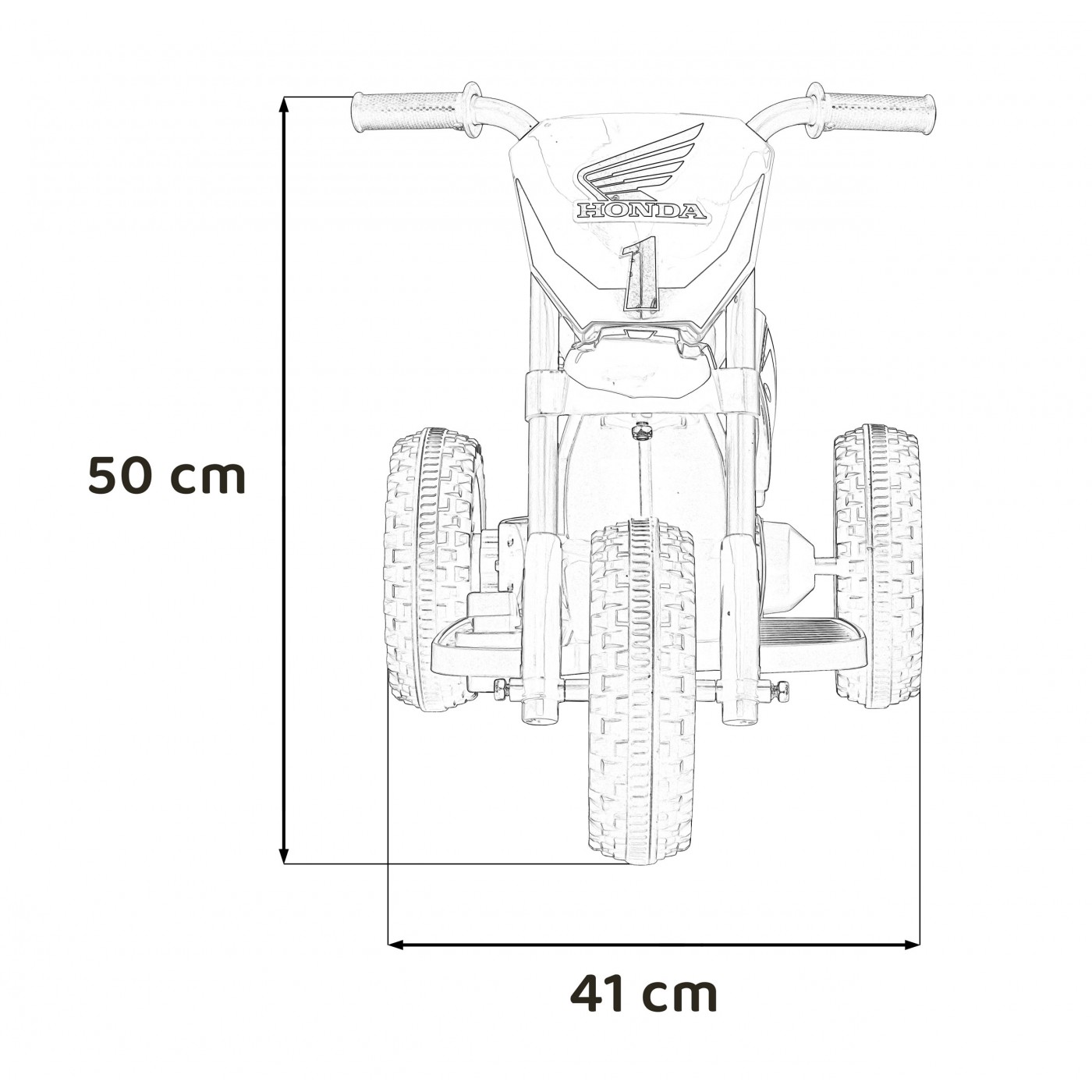 Dětská elektrická motorka Cross Honda CRF 450R zelená - Obrázek 2