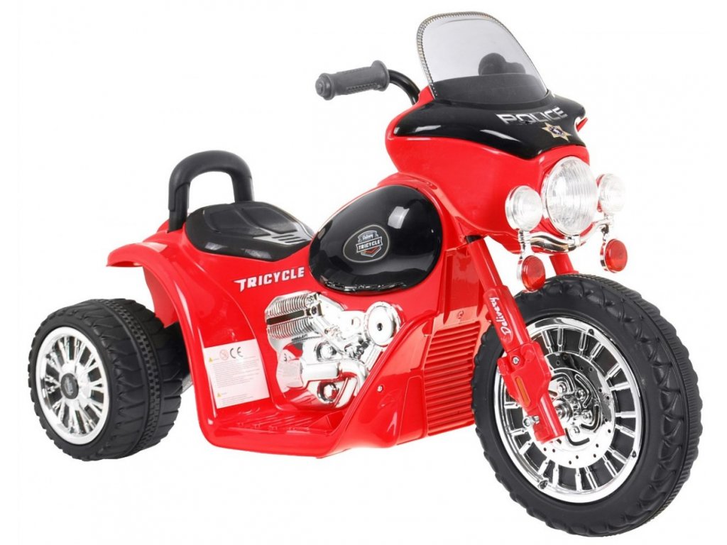 Dětská elektrická motorka JT568 červená - Obrázek 2
