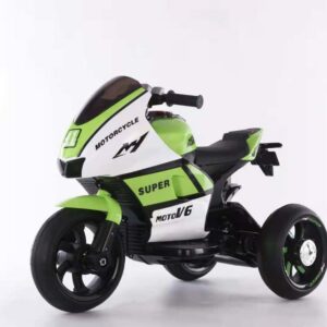 Dětská elektrická motorka MotoV6 zelená