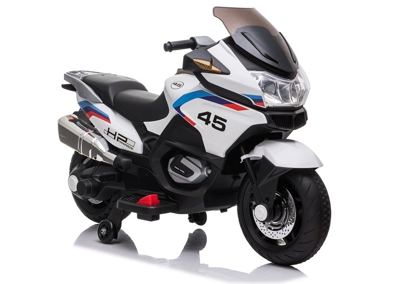 Dětská elektrická motorka XMX609 bílá - Obrázek 2
