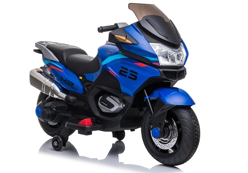 Dětská elektrická motorka XMX609 modrá - Obrázek 2