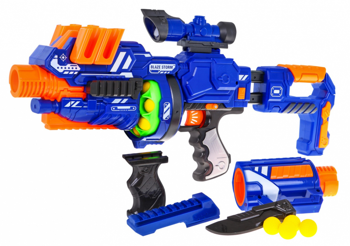 Dětská poloautomatická pistole na míčky - Obrázek 2