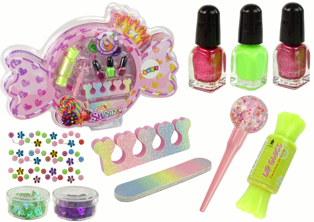 Dětská sada líčidel s manikúrou candy