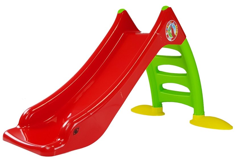 Dětská skluzavka 110 cm červená