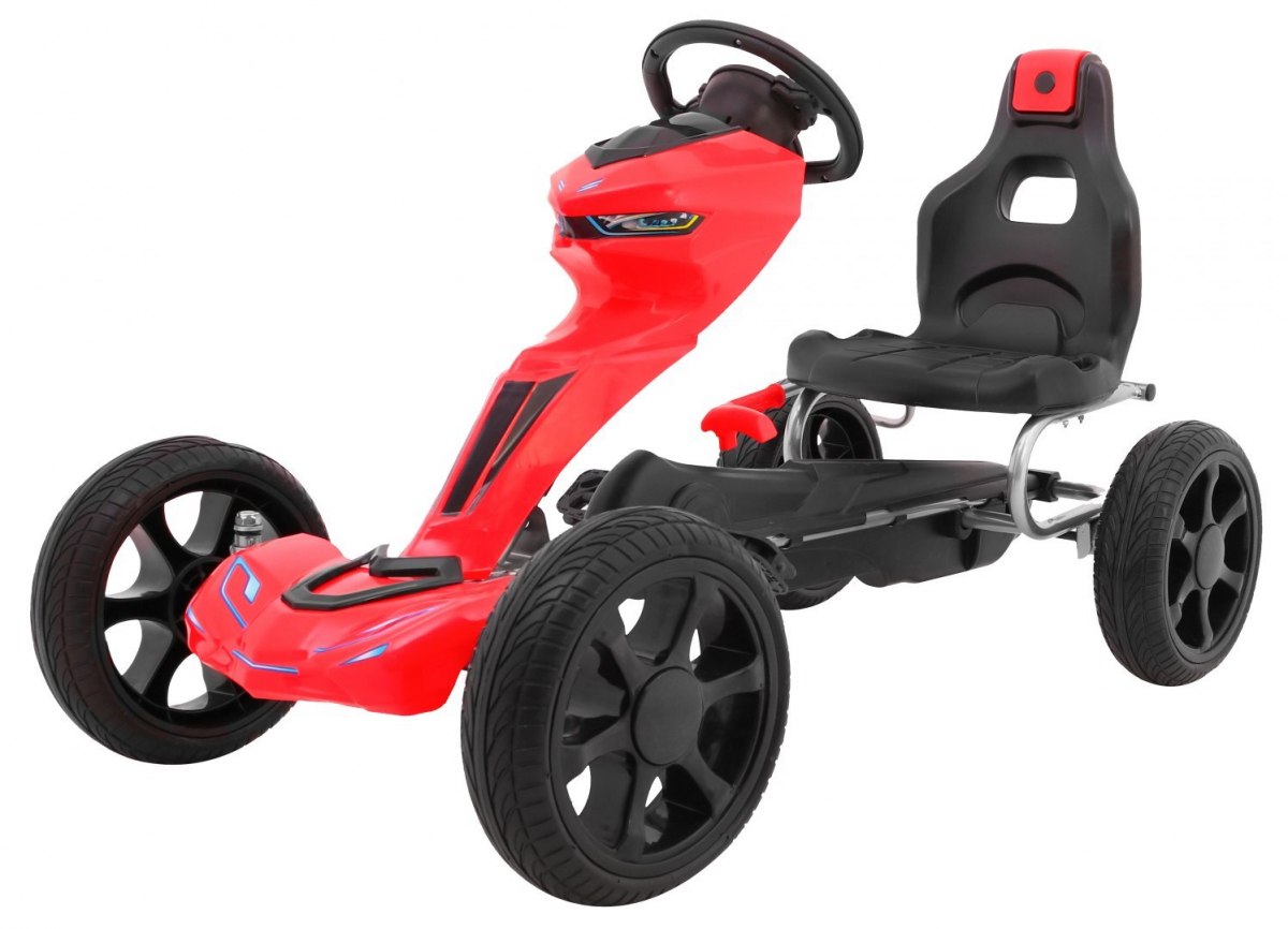Dětská šlapací motokára Grand Ride červená