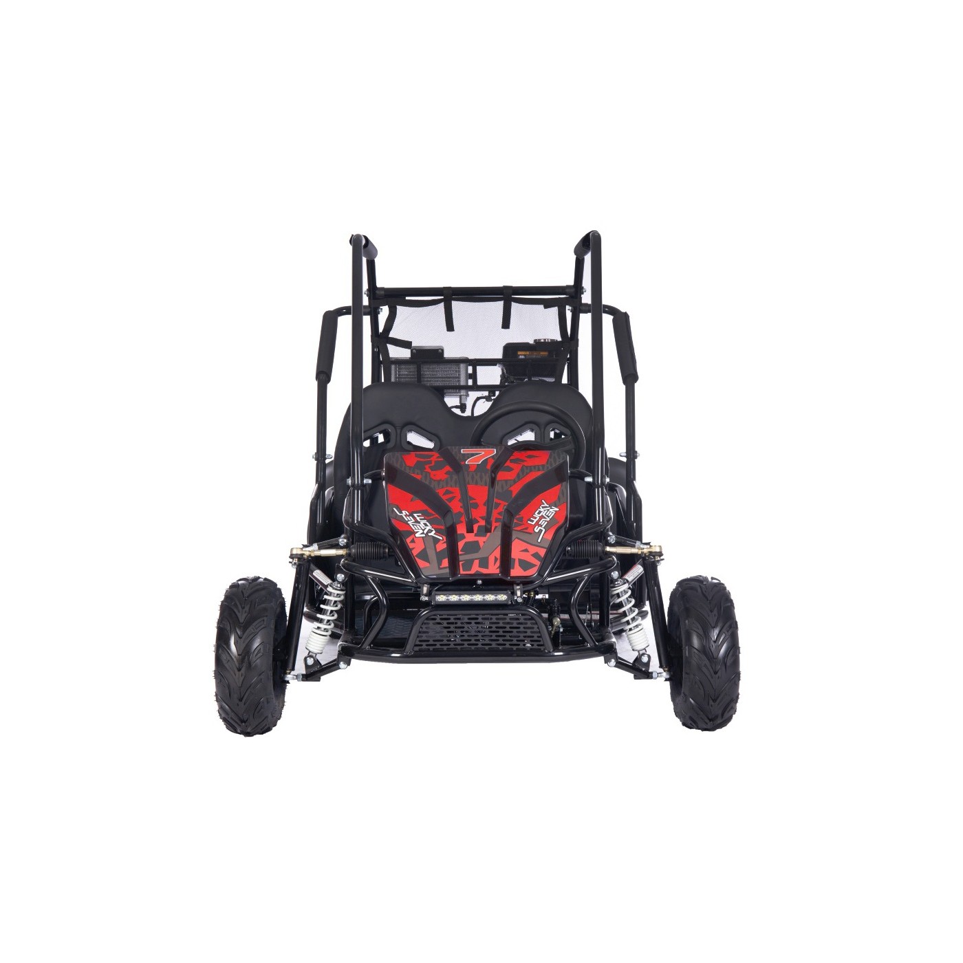 Dětské benzínové autíčko Buggy LUCKY SEVEN LIFT 125CC červené - Obrázek 2